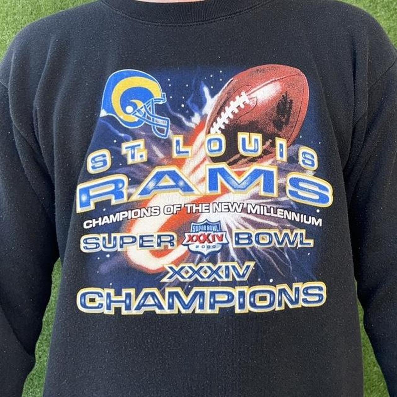 Vintage St Louis Rams sweatshirt Vintage 90s NFL - Depop