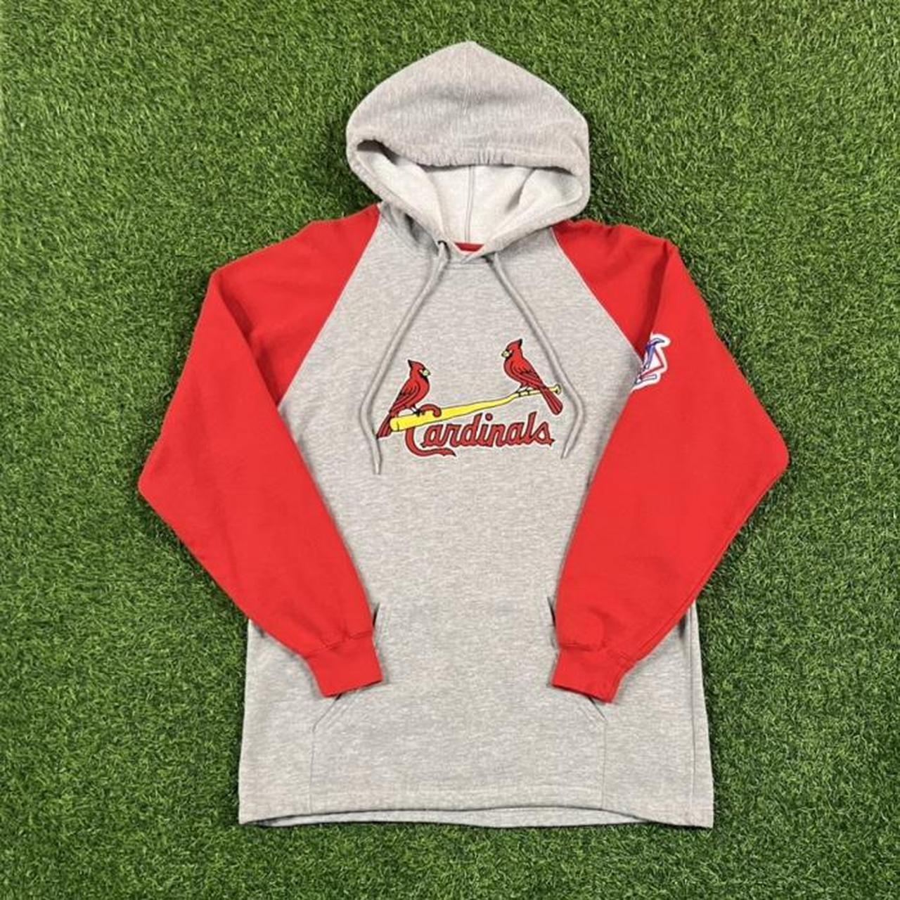 Vintage Y2K St.Louis Cardinals Retro Logo Red Hoodie
