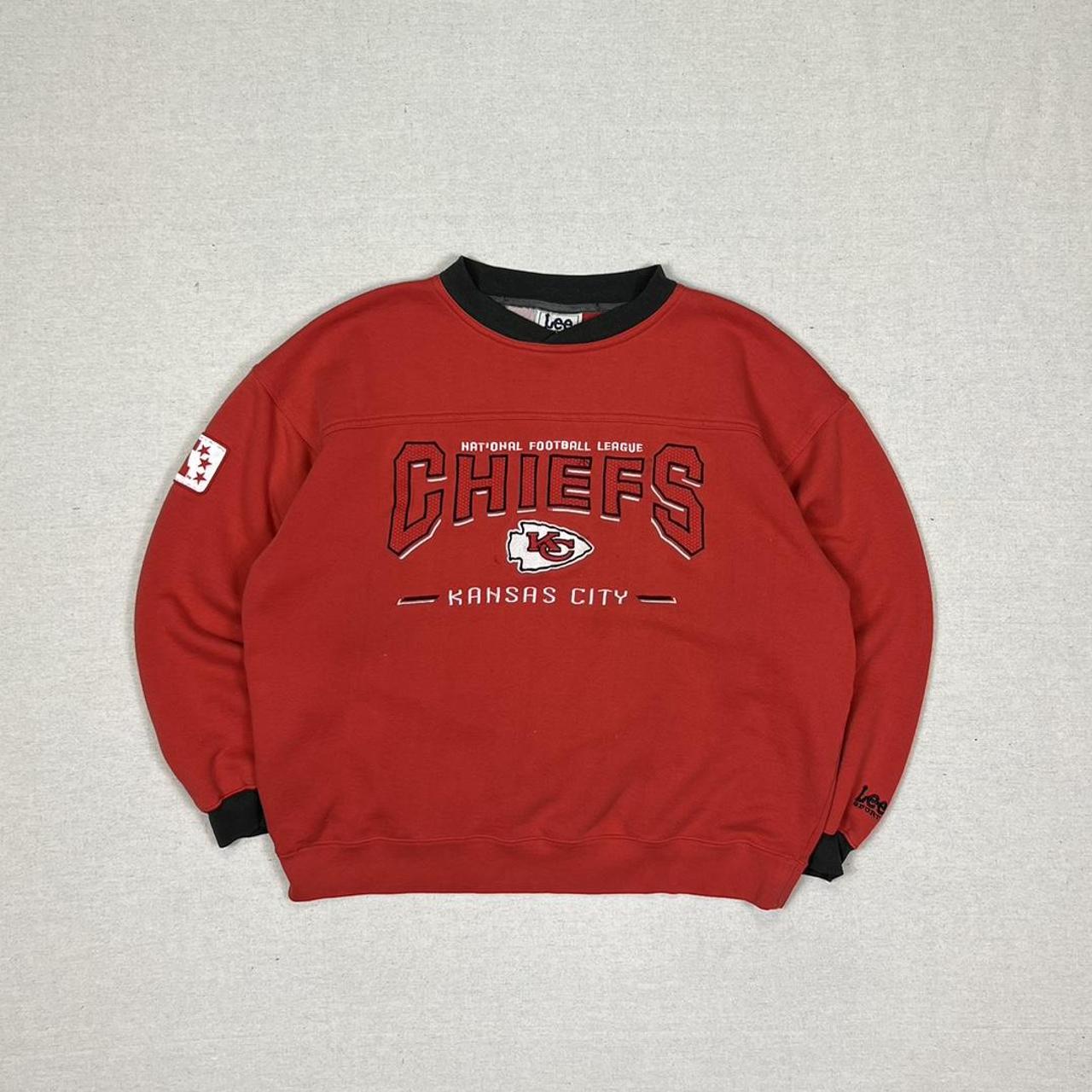 Vintage Kansas City Shirt, Football Crewneck Shirt, Reds Pullover