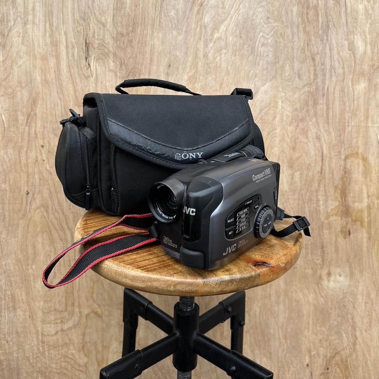 Vintage JVC video camera Hand held video tape... Depop