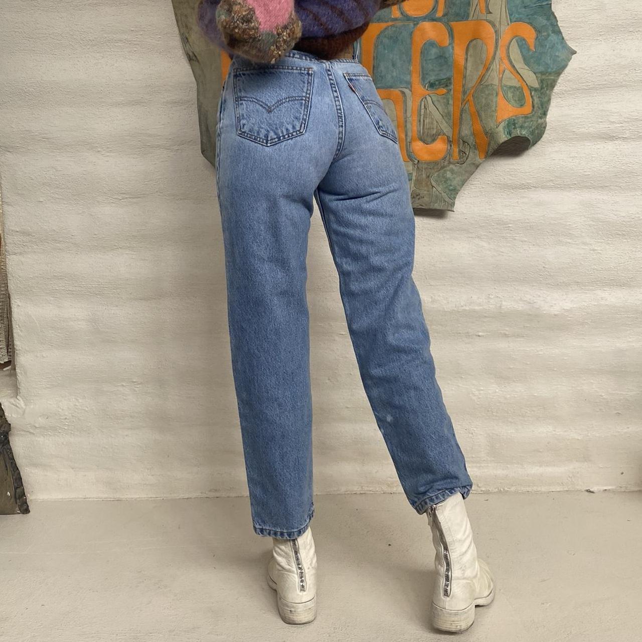 Vintage high waisted Levis youth pants, petite small - Depop