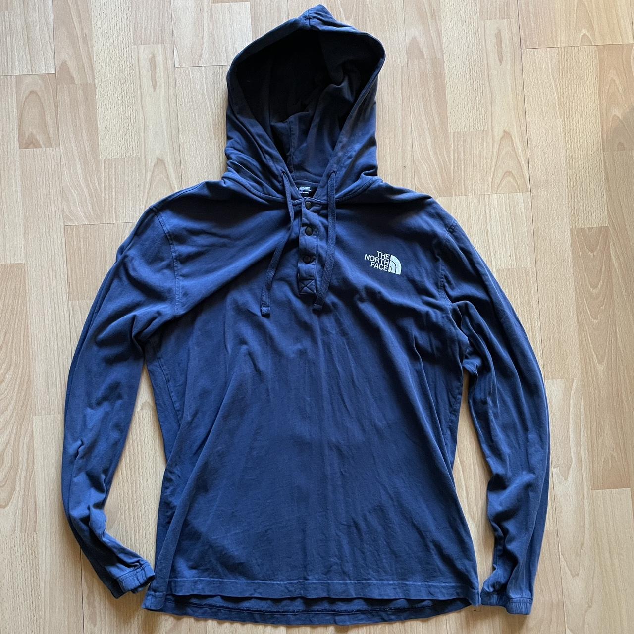 North face henley store hoodie