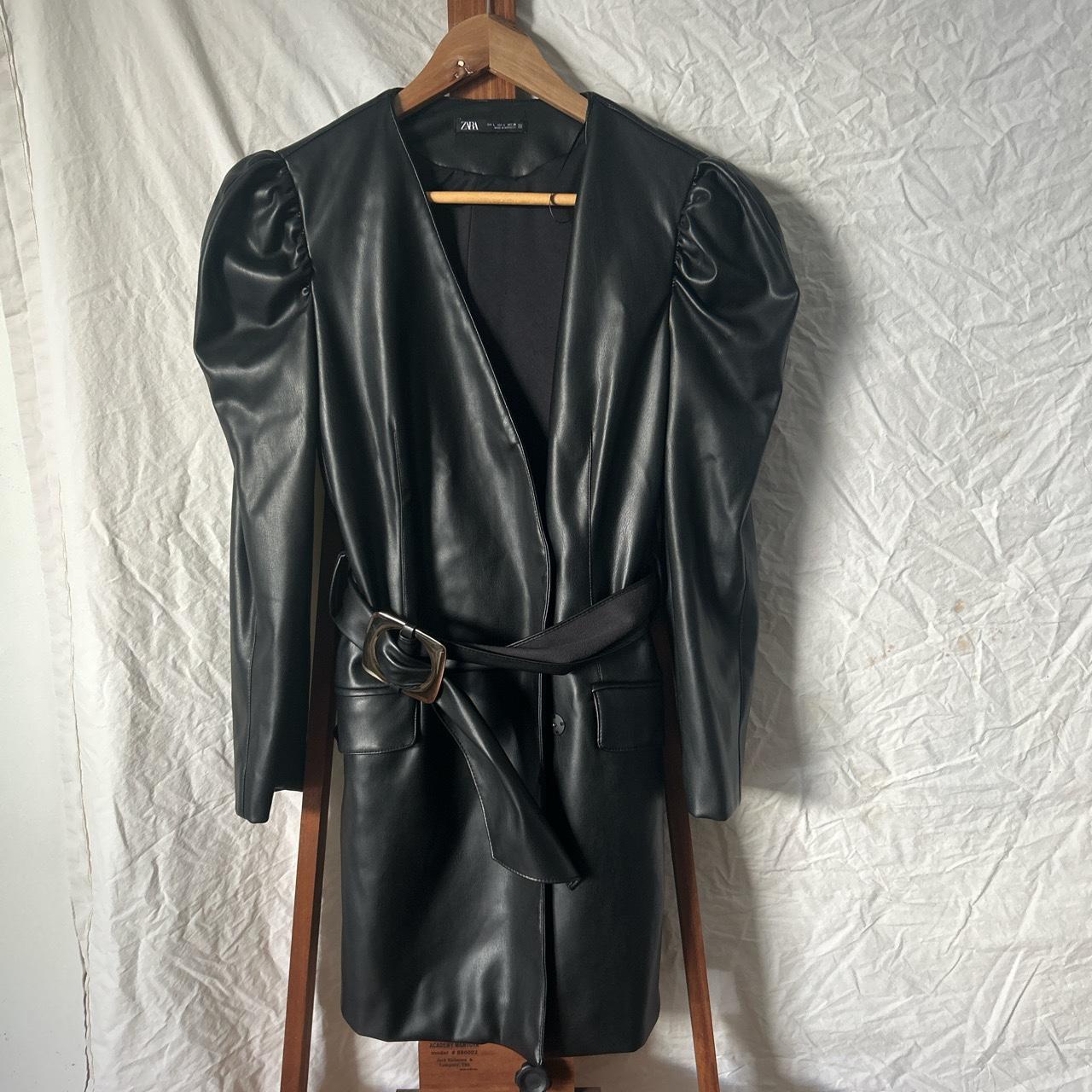 Zara faux leather heavily lined super soft inner and... - Depop