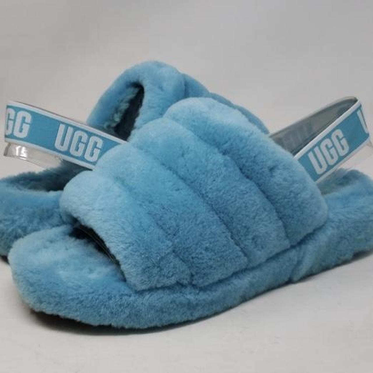 Ugg slippers sales women blue