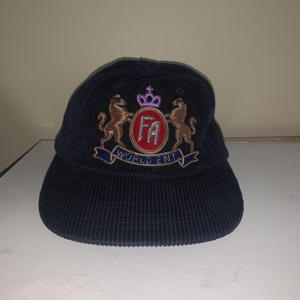 Corduroy fucking awesome copper wire crest hat,... - Depop