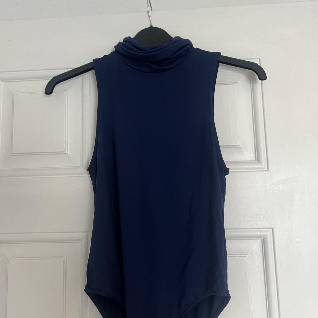 Zara navy blue bodysuit 💙 Depop