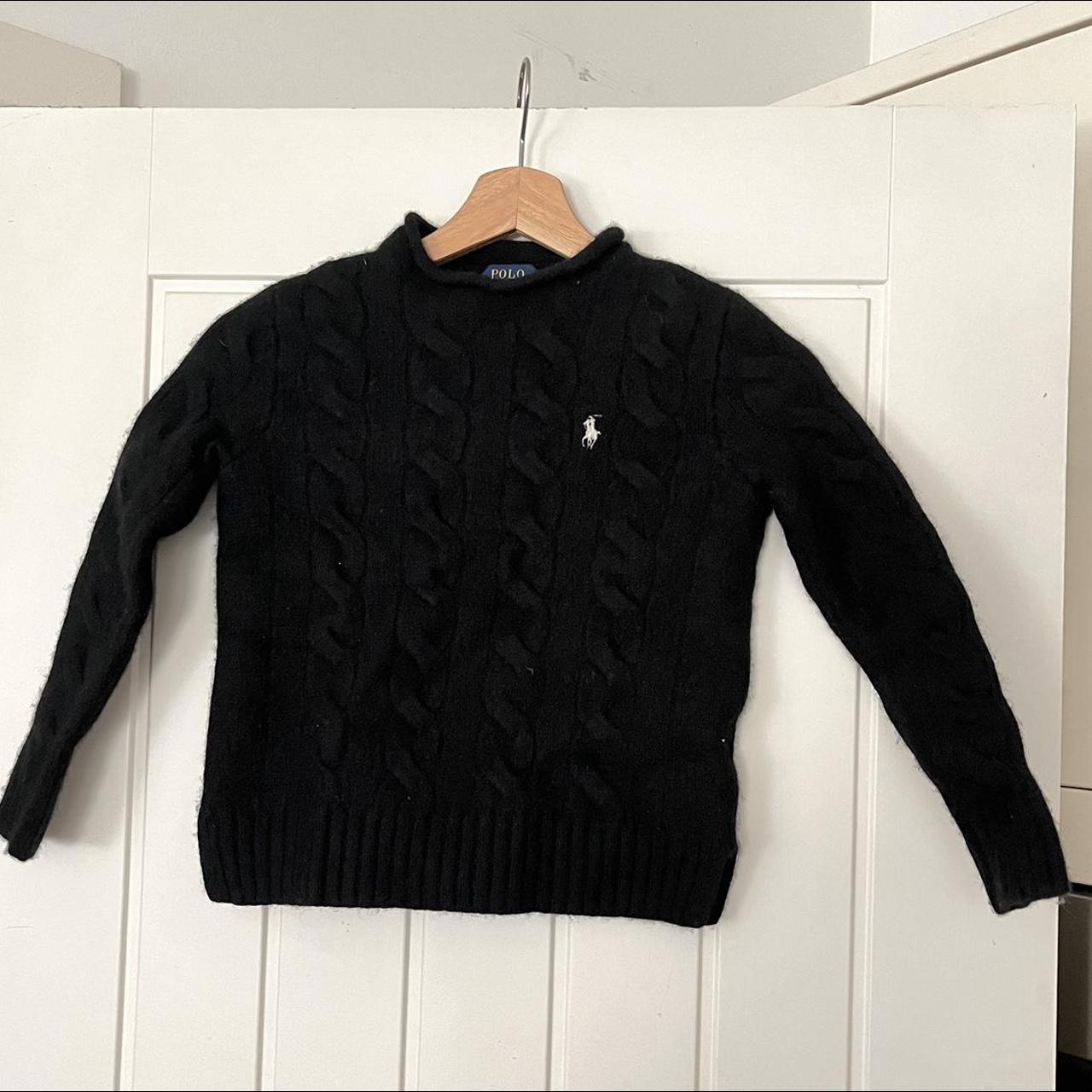 Ralph Lauren Women's Black Jumper | Depop