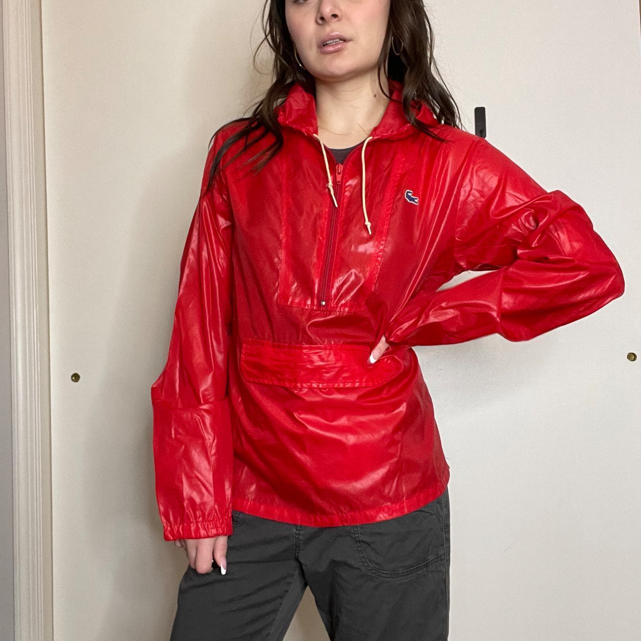 Lacoste Women's Red Jacket | Depop