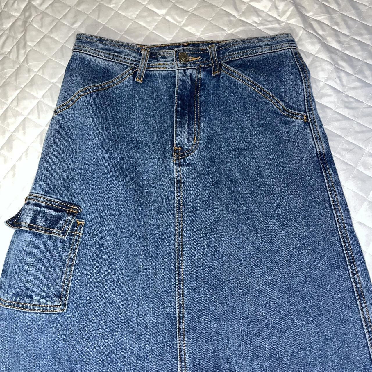 PRICE FIRM brandy melville kenzie 90’s skirt maxi... Depop