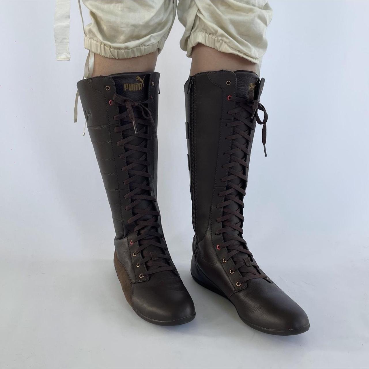 puma thigh high boots