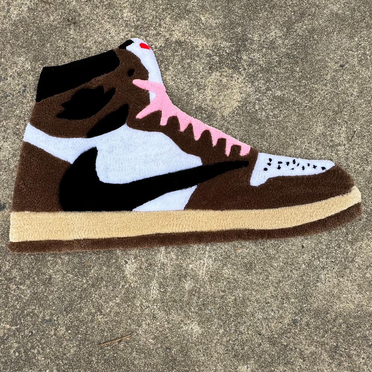 Cactus Jack Rug | Custom Rug | Handmade Tufted Rug | 2024 Hype Beast | Streetwear | Shoes