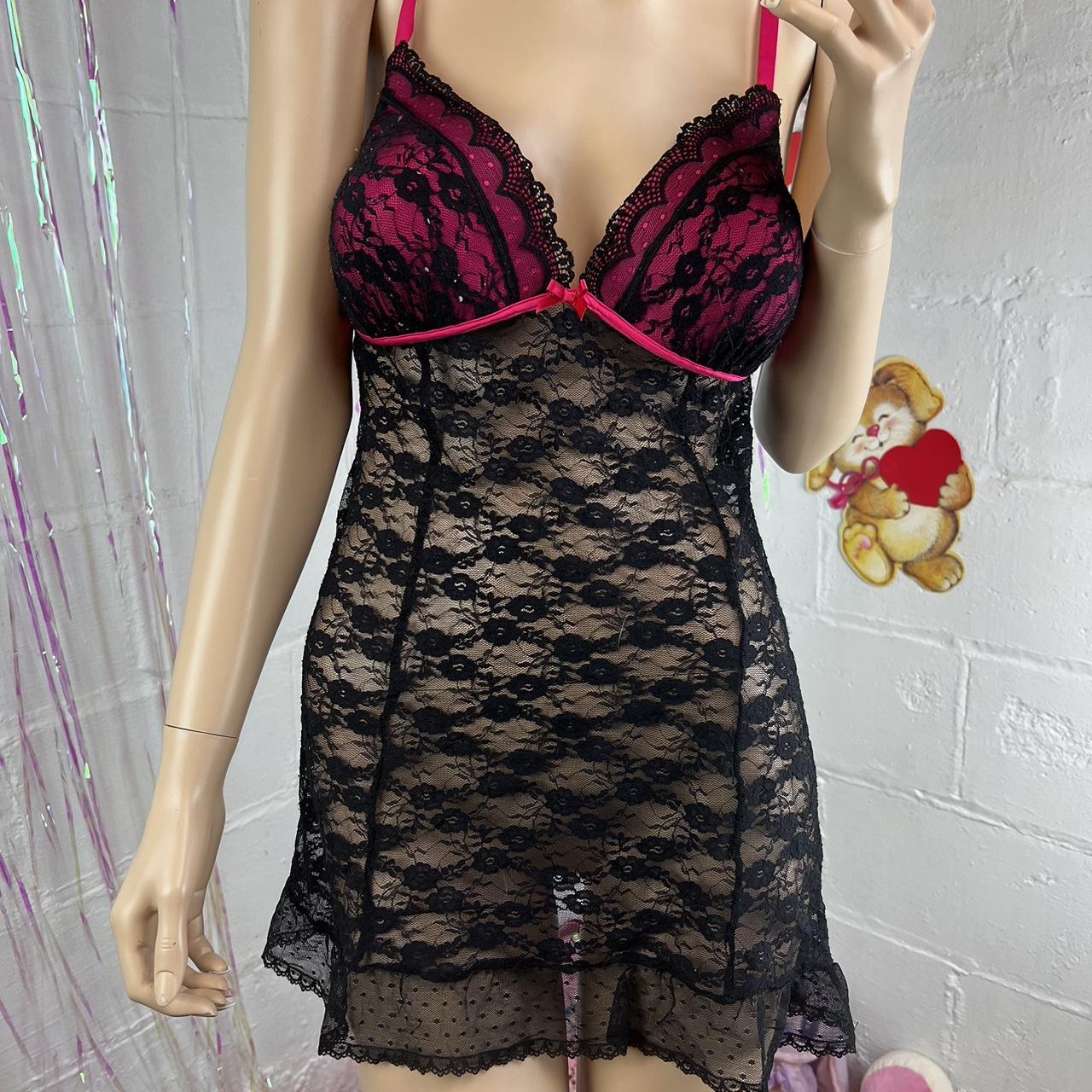 Secret Treasures Lace Cup Babydoll Panty 