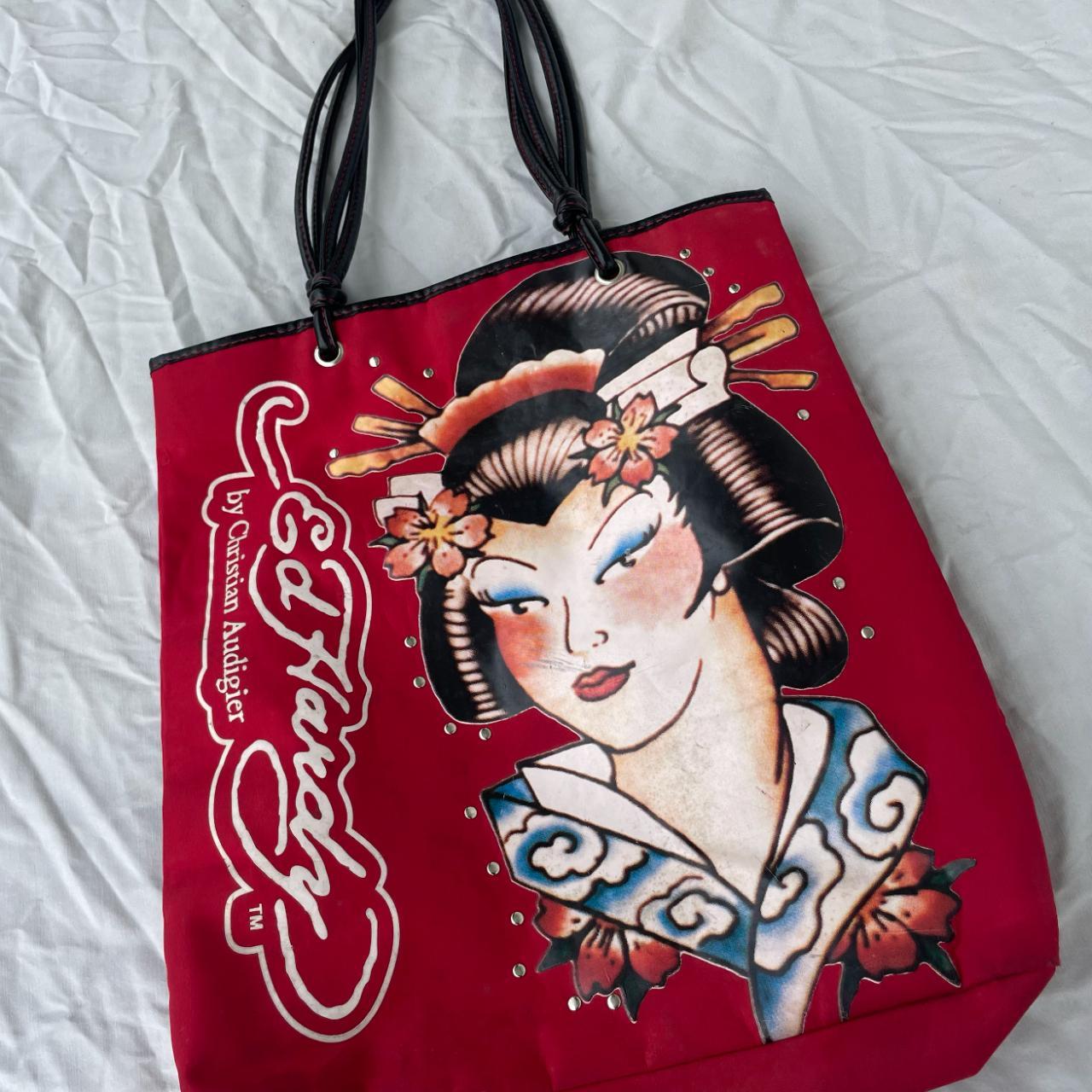 Ed hardy tote bag deals