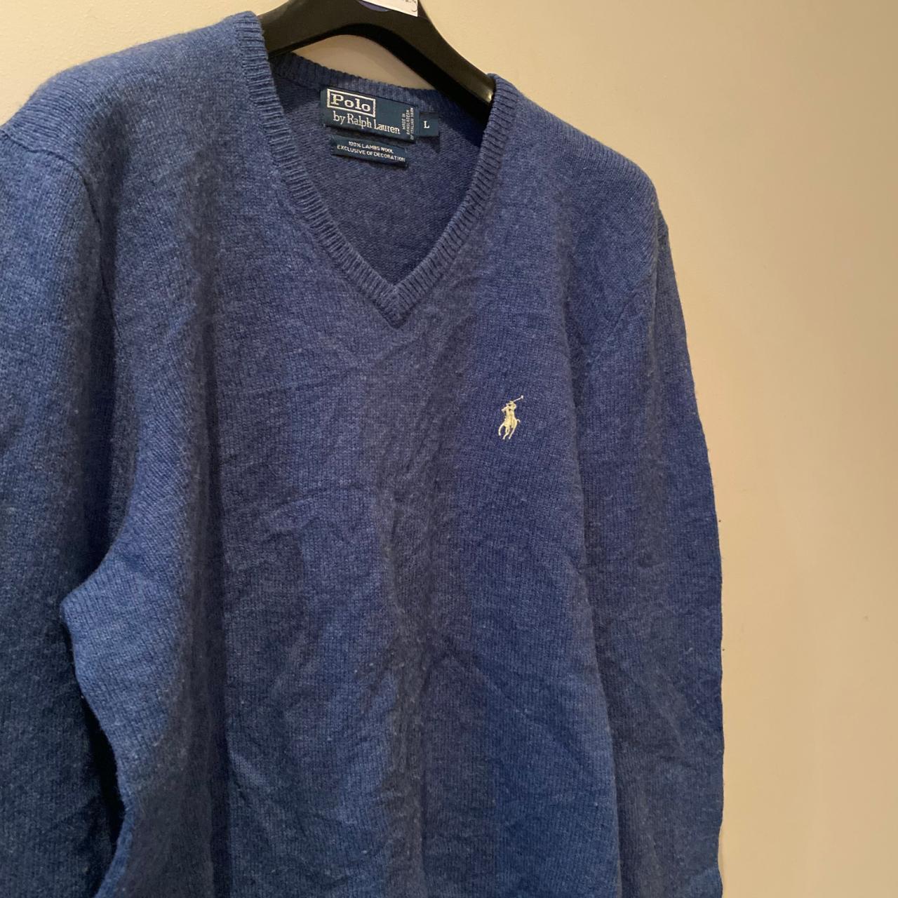 Vintage Polo Ralph Lauren Lambs wool sweater... - Depop