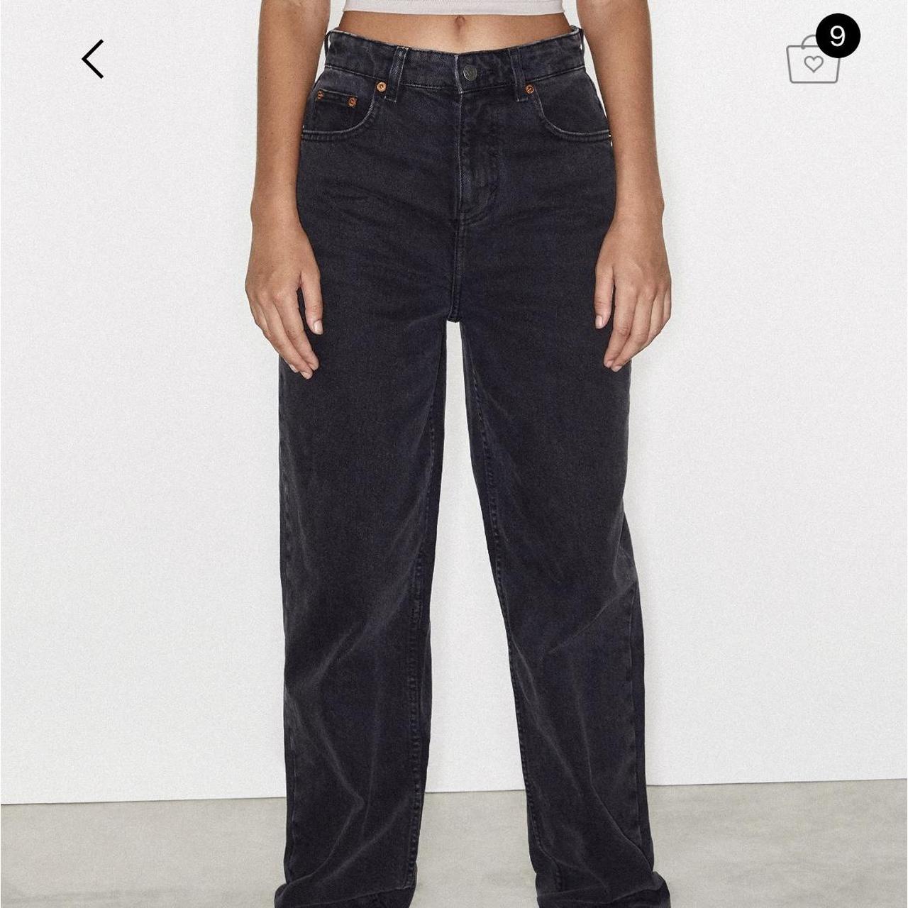 Black motel rock parallel jeans Xs/31 Depop