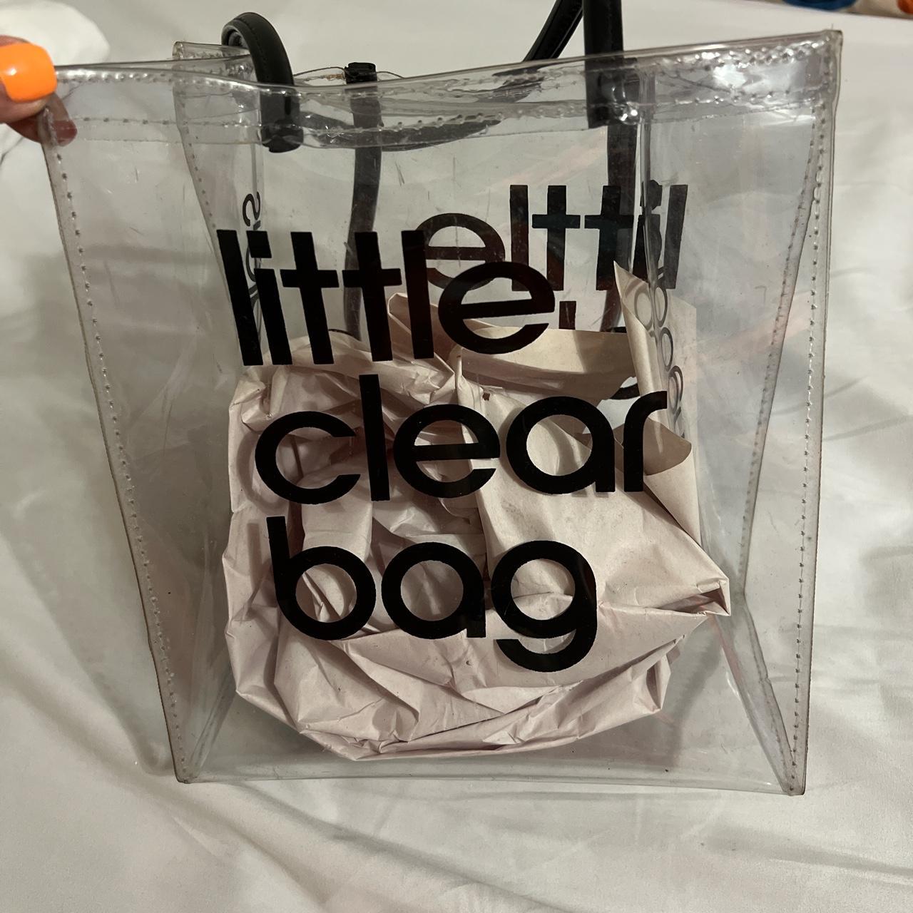 Bloomingdale’s little clear bag worn three times... - Depop