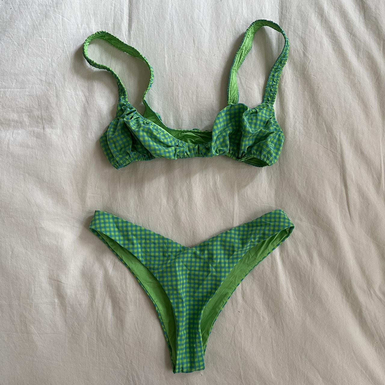 We Wore What Men's Green and Blue Bikinis-and-tankini-sets