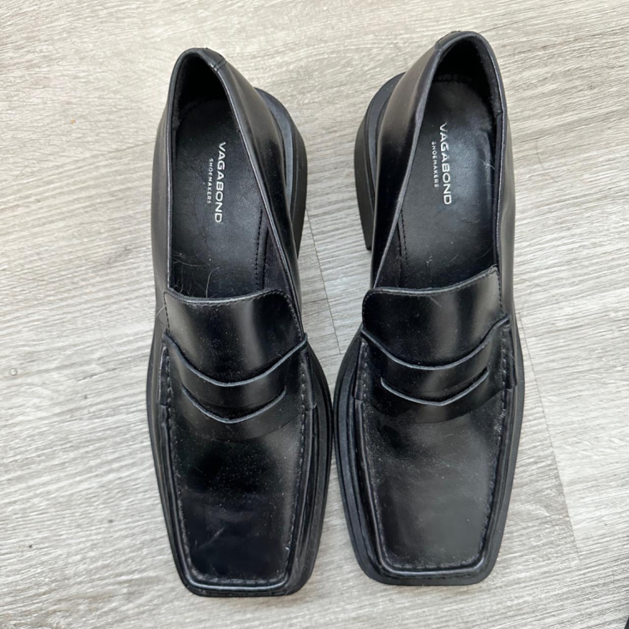 Vagabond Women's Black Loafers | Depop