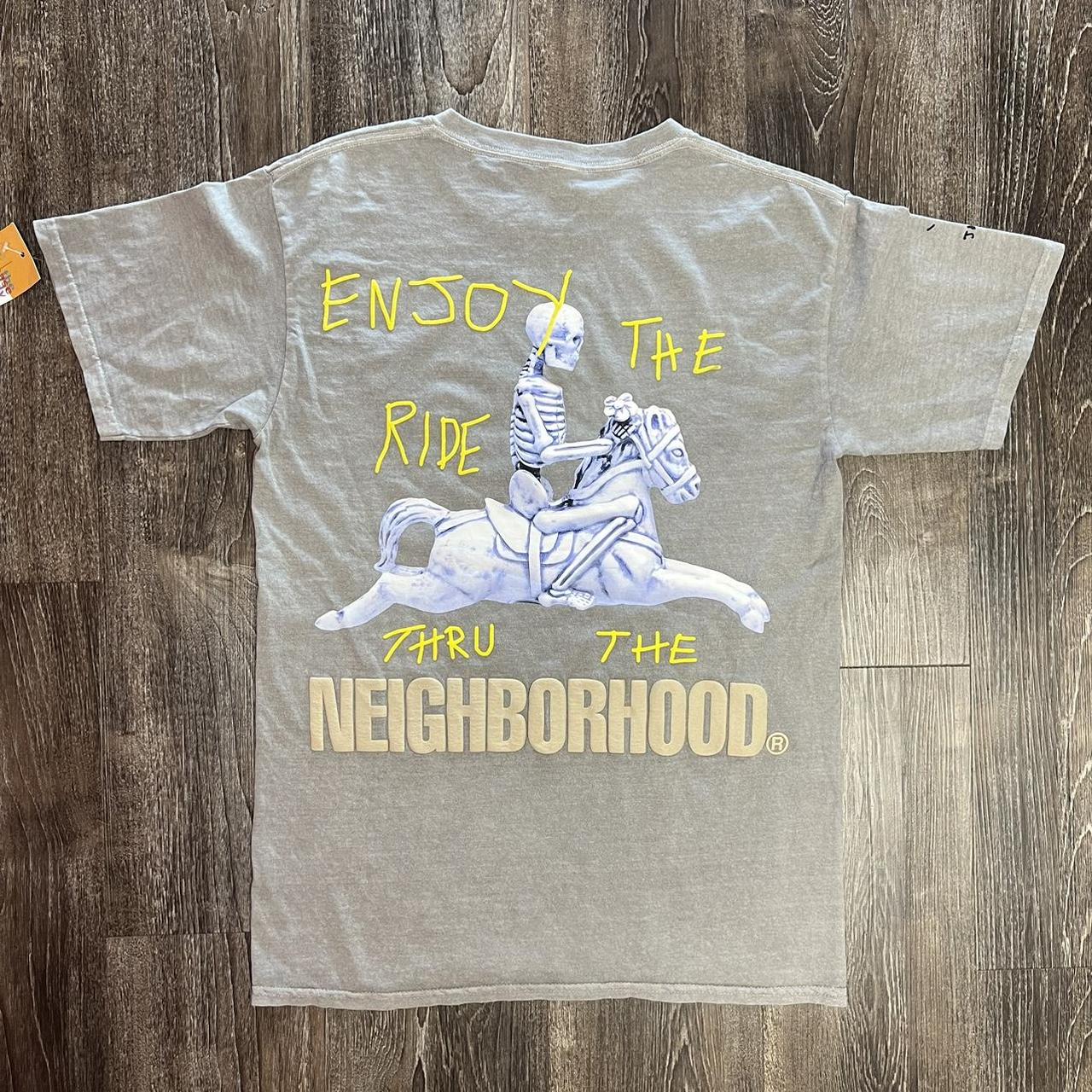 NIP Travis Scott Cactus Jack x Neighborhood Carousel T-shirt retailer Grey Large 42-44