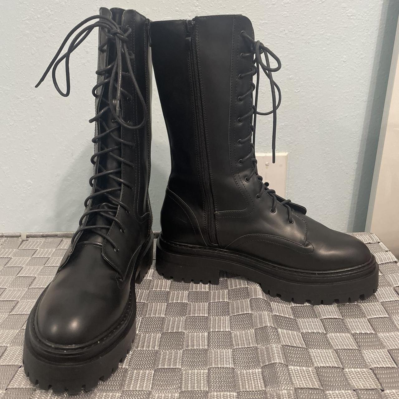 Nasty gal store lace up boots