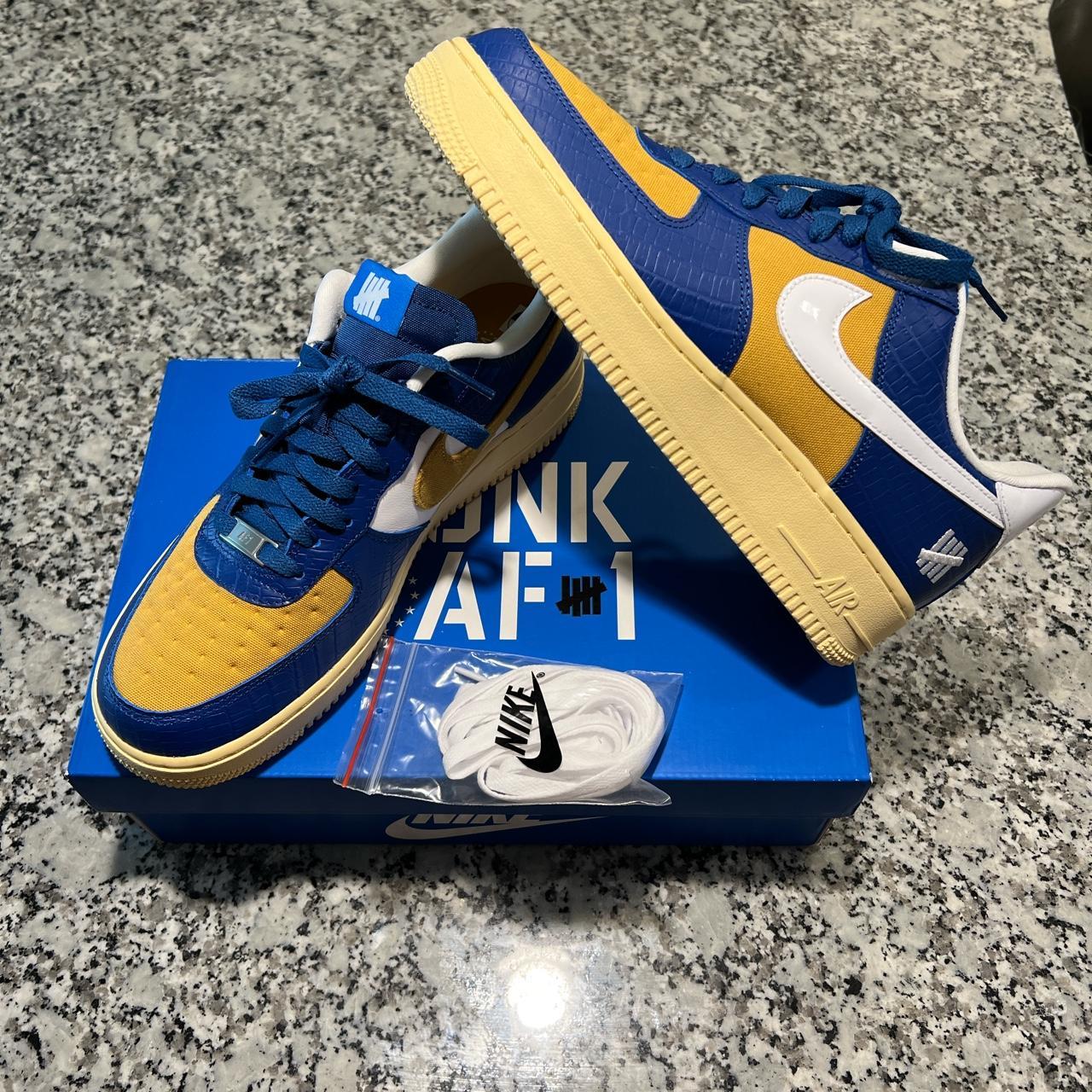 undefeated dunks yellow laces