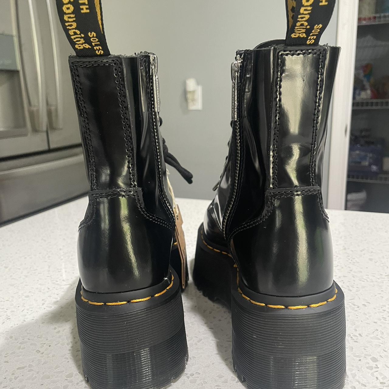 Dr. Martens Women's Black and Yellow Boots (4)