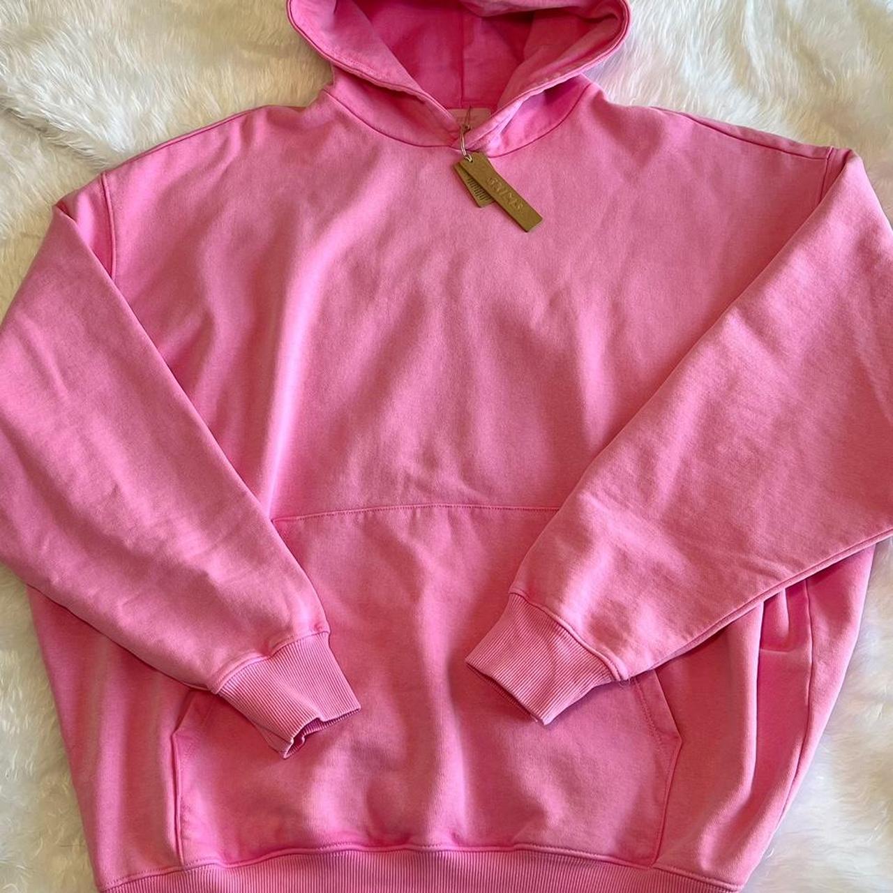 Skims Women's Pink Hoodie | Depop