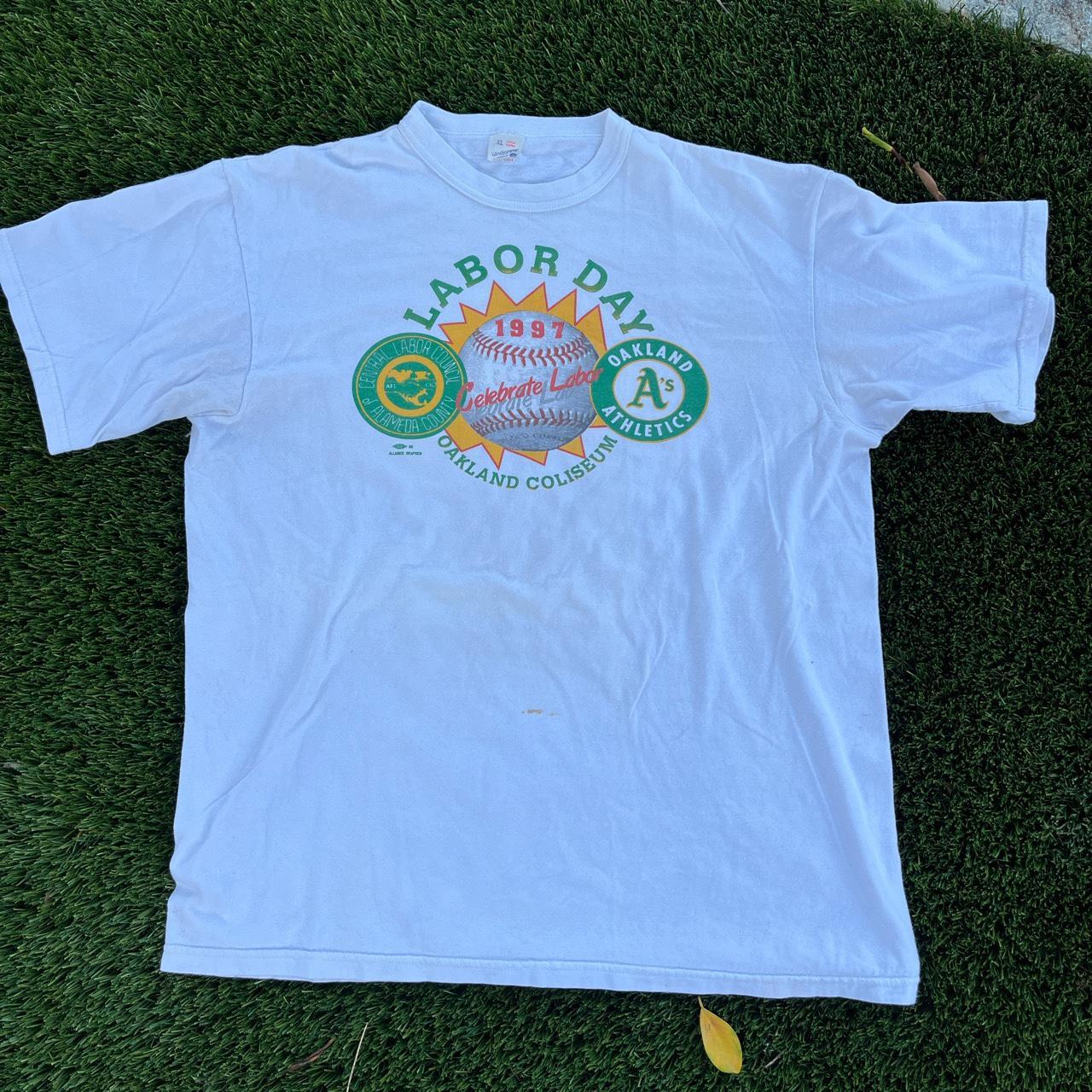 Oakland A's t-shirt by Oaklandish. Minor signs of - Depop