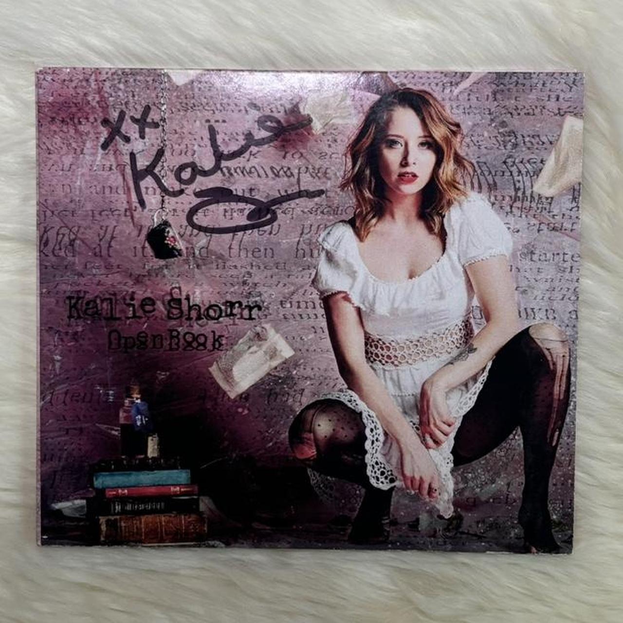 Autographed Kalie Shorr Open Book CD Depop(02)