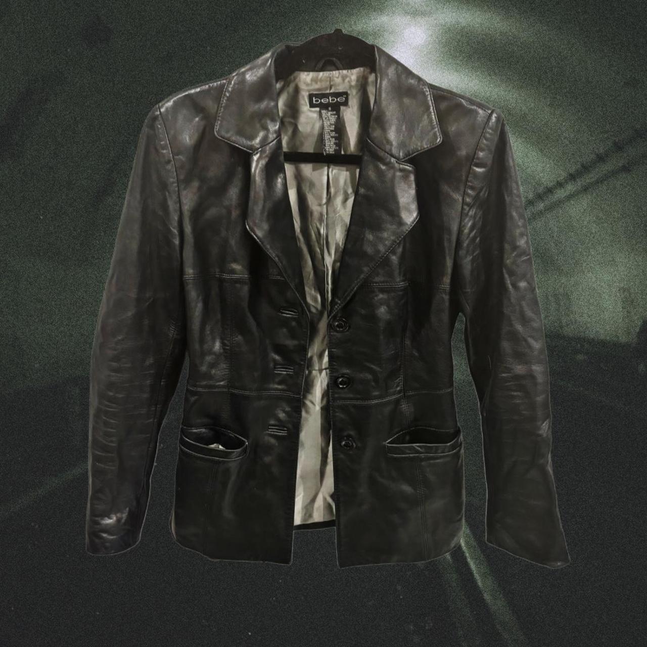 Bebe Genuine shops Leather Jacket