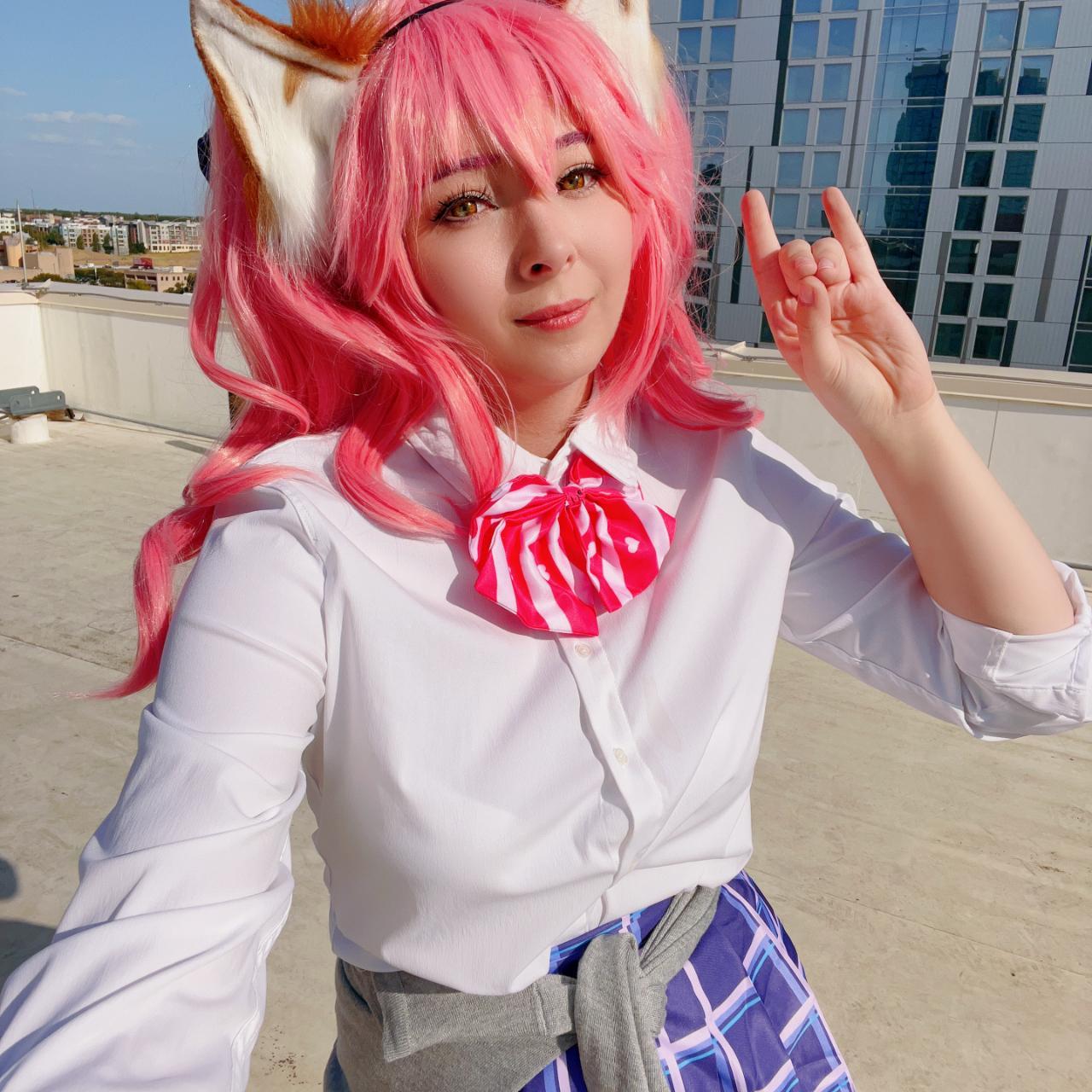 School girl Tamamo no Mae wig from Fate Bust Depop