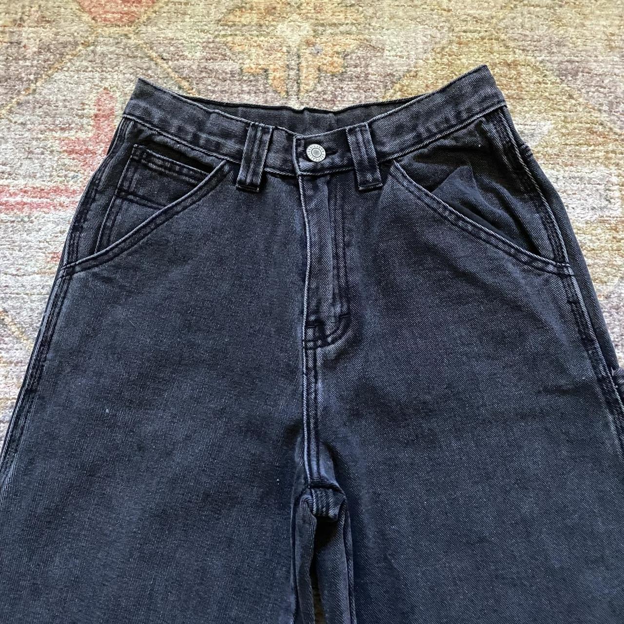 brandy black carpenter jeans !!! waist 25in rise... Depop