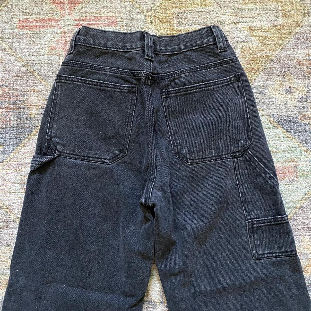 brandy black carpenter jeans !!! waist 25in rise... Depop