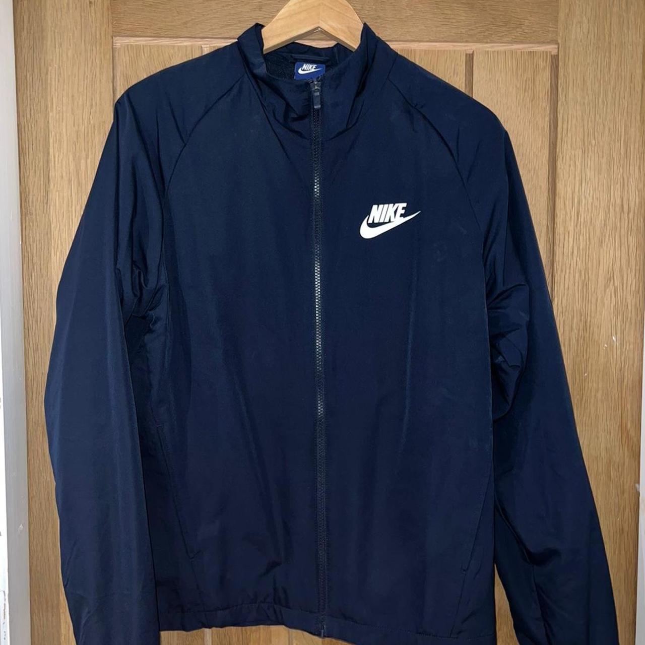 Genuine Nike Zip Up - Some wear but not noticeable -... - Depop