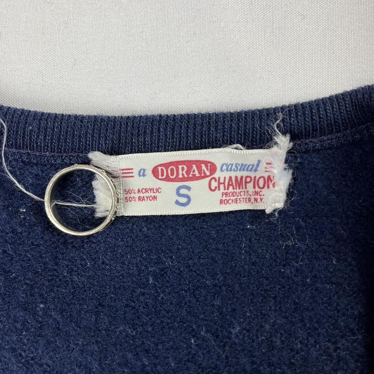 Vintage 50s champion sweater Michigan store state university doran college XL rayon P