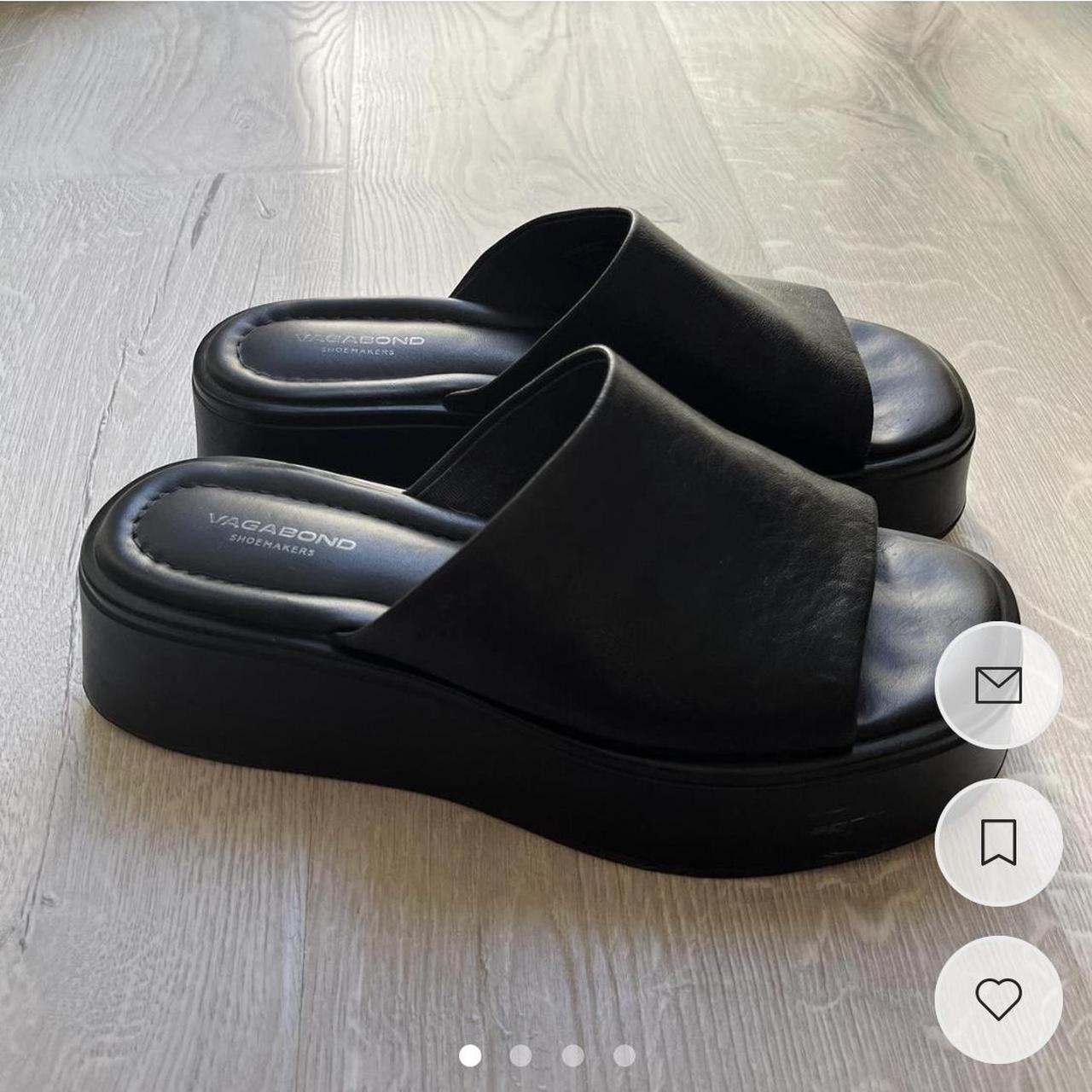 Vagabond Women's Black Sandals | Depop