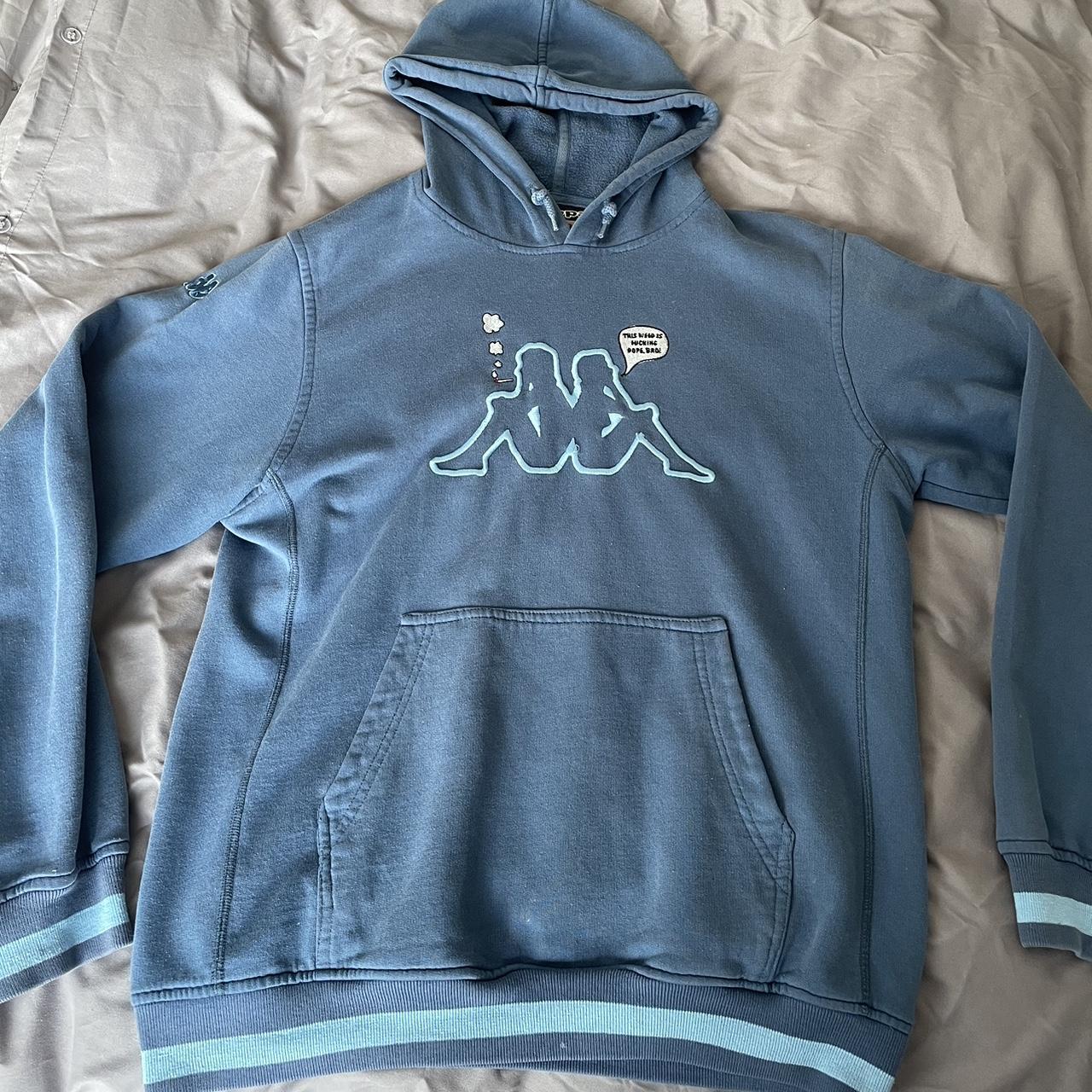 Kappa hoodie navy top blue