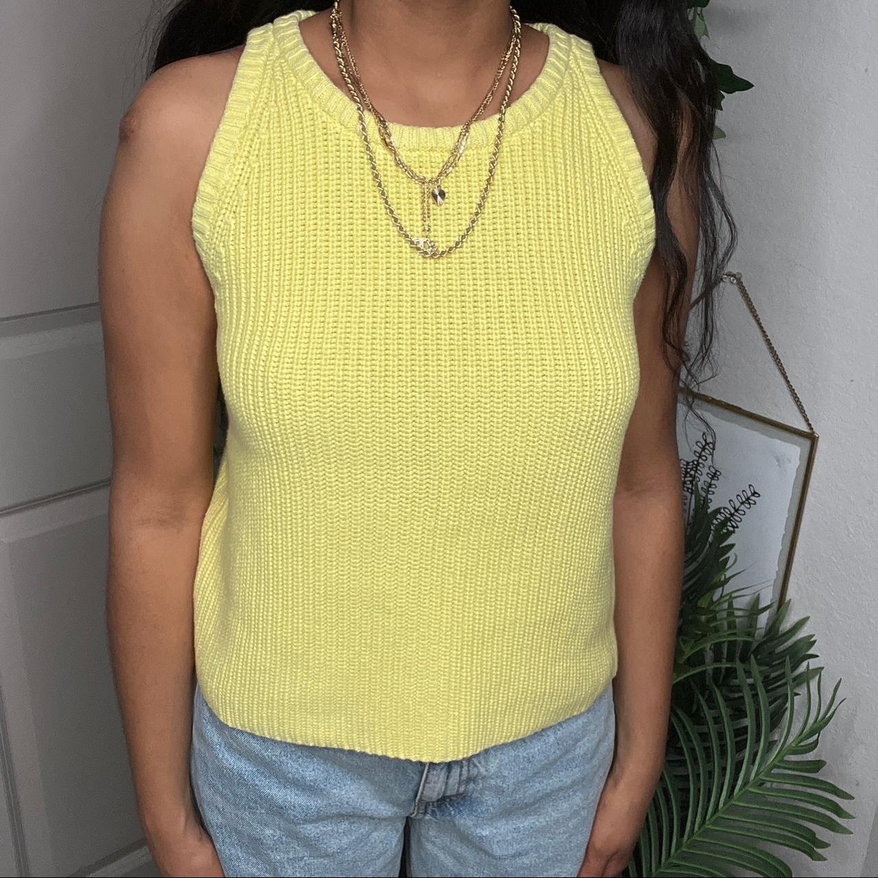 Women's Yellow Vest Depop