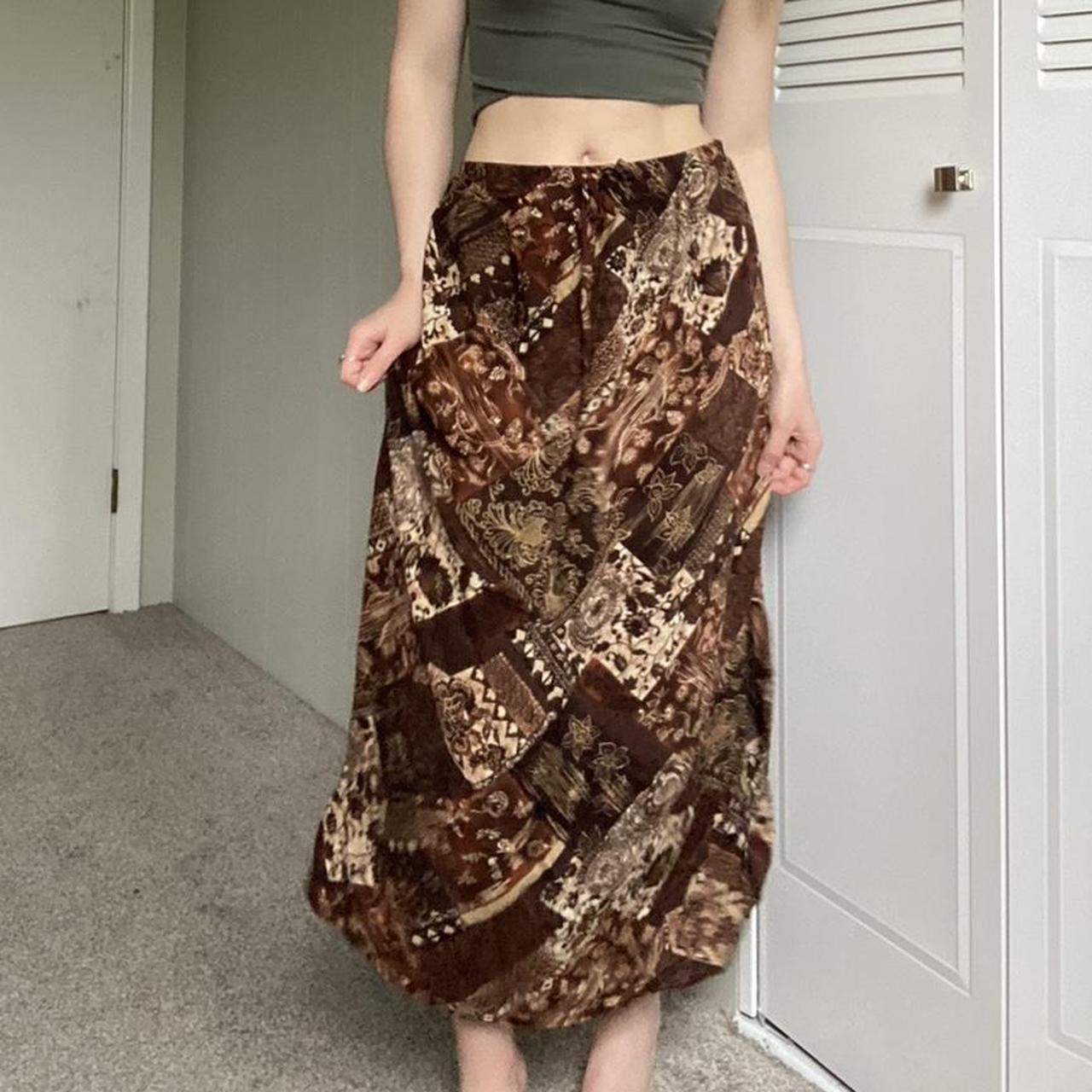 Urban Outfitters Women's Brown Skirt | Depop