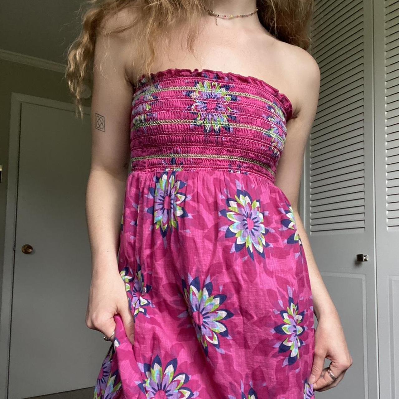 Urban Outfitters Women's Pink Dress Depop