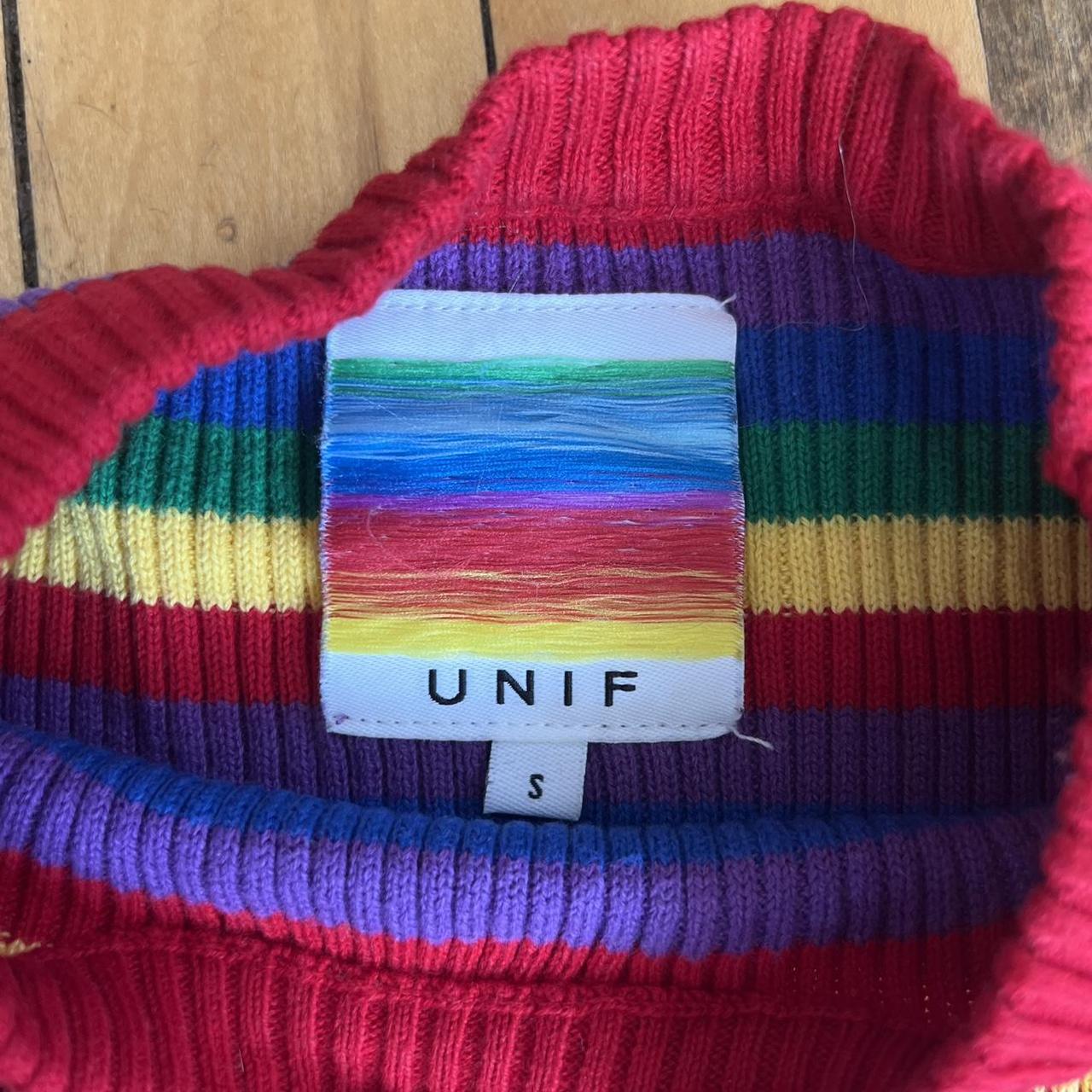 Unif Rainbow Long Sleeve Size Small Only Worn A Few Depop