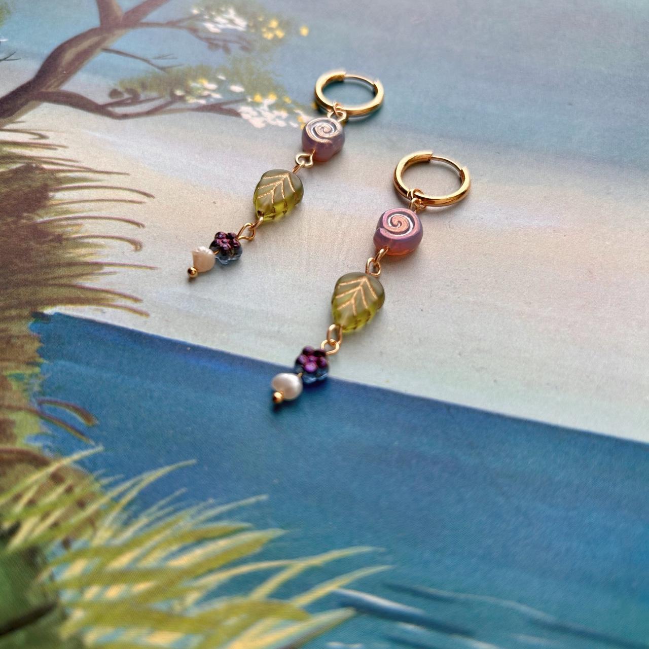 Bernadette Women's Green and Gold Jewellery (2)