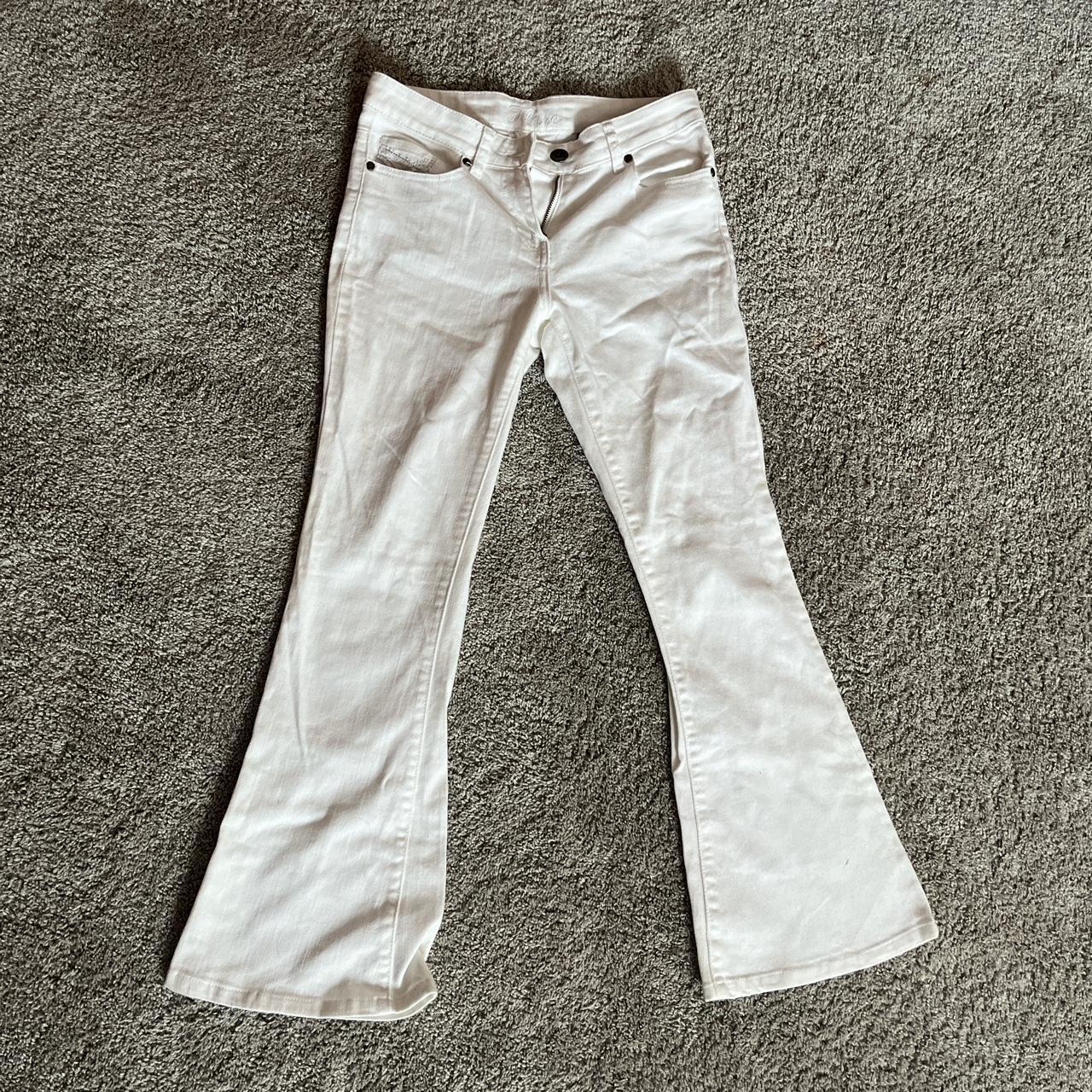 Women's White Jeans | Depop