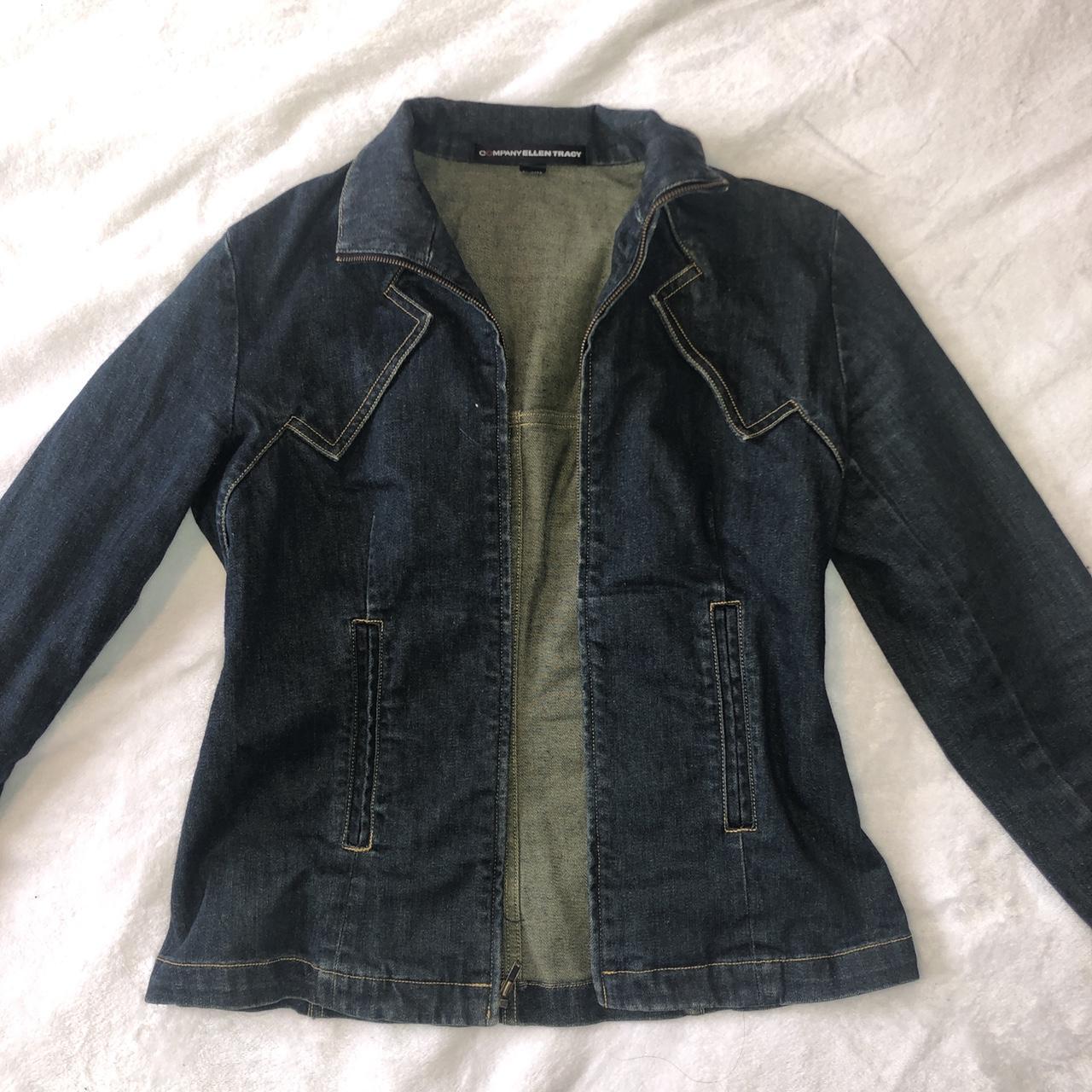 Ellen Tracy Women's Navy and Blue Jacket (2)