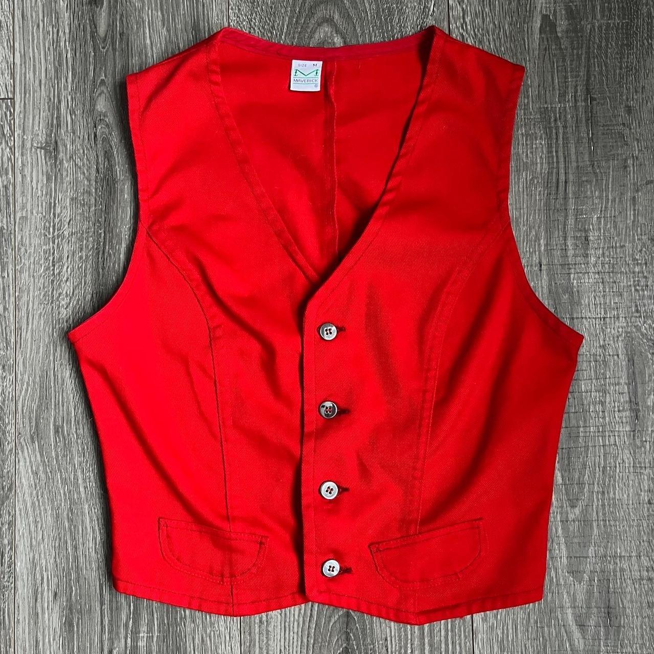 Women's Red Vest | Depop