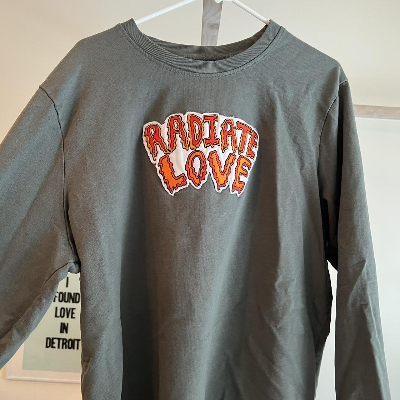 Radiate love shop sweatshirt green