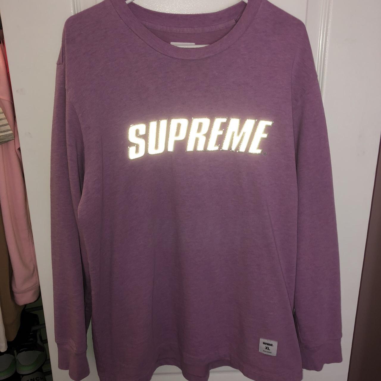 Supreme reflective 2024 long sleeve