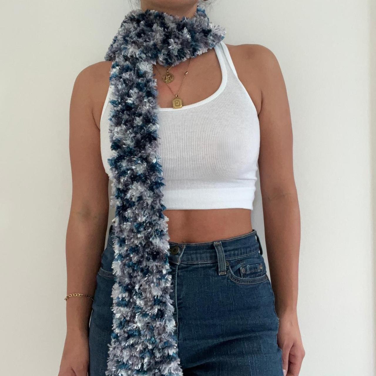 Y2K FLUFFY SCARF💙💙💙💙💙 Such a beautiful scarf and... - Depop