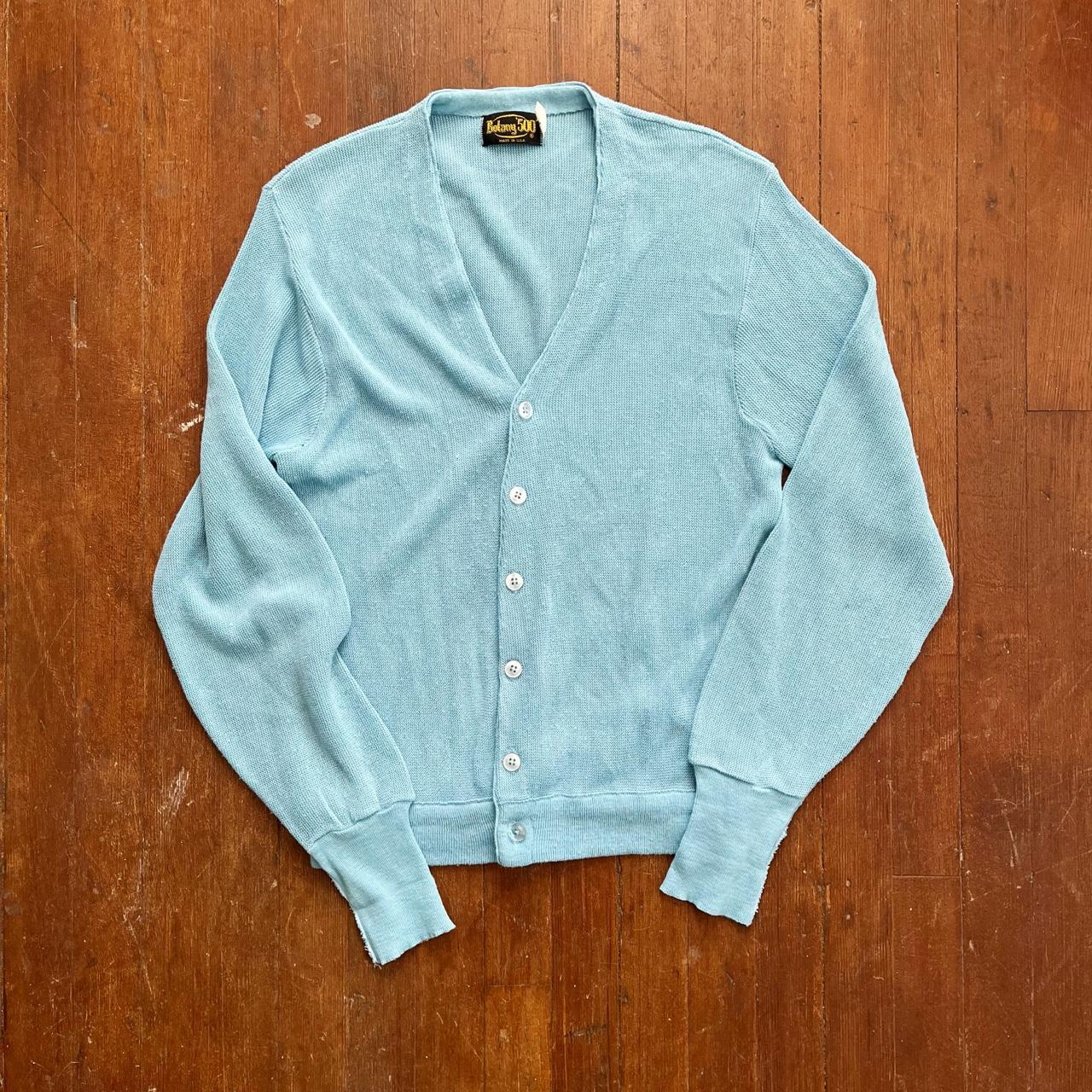 vintage 90’s baby blue cardigan. in good condition,... Depop