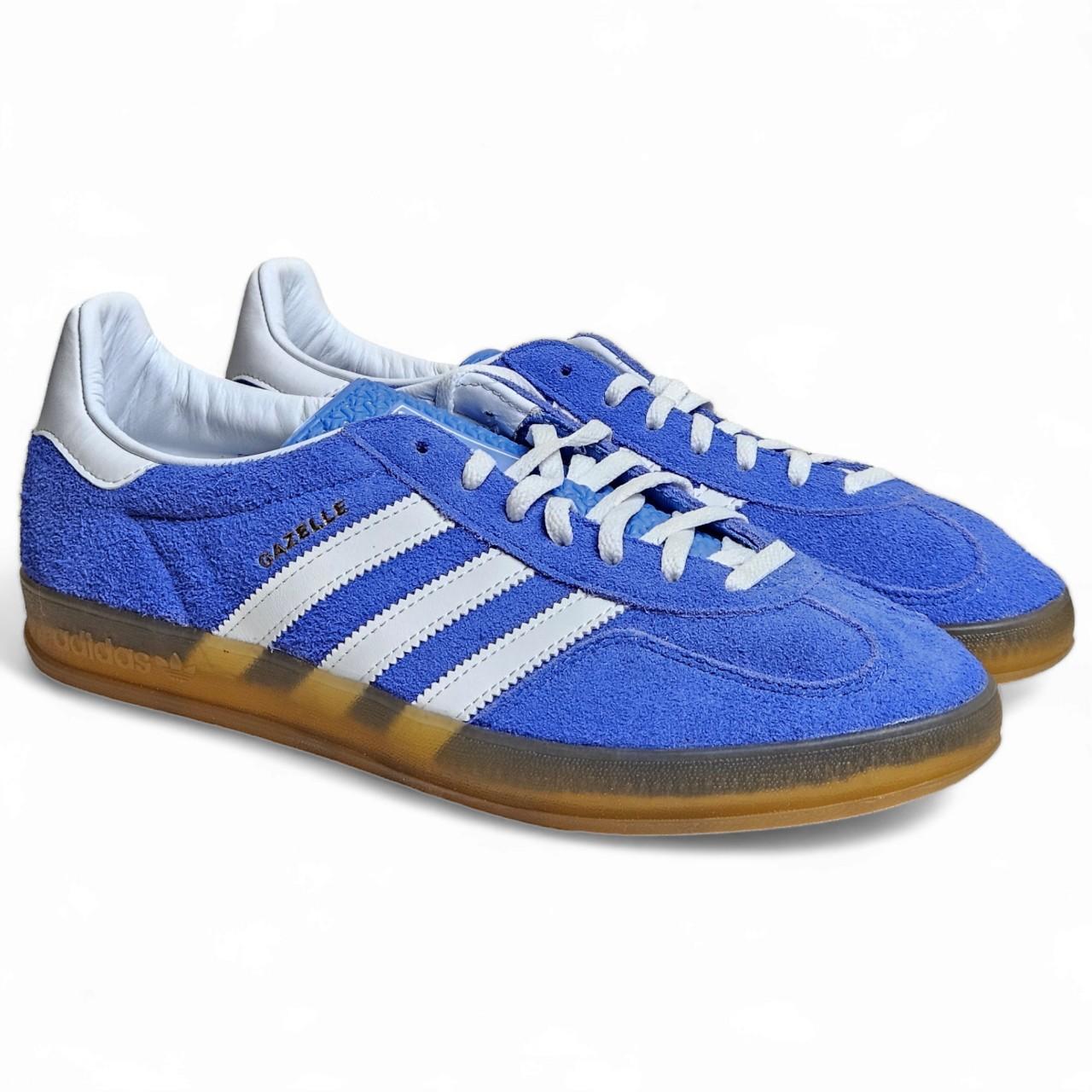 Adidas Gazelle Indoor Blue Fusion Trainers SIZE: UK... - Depop